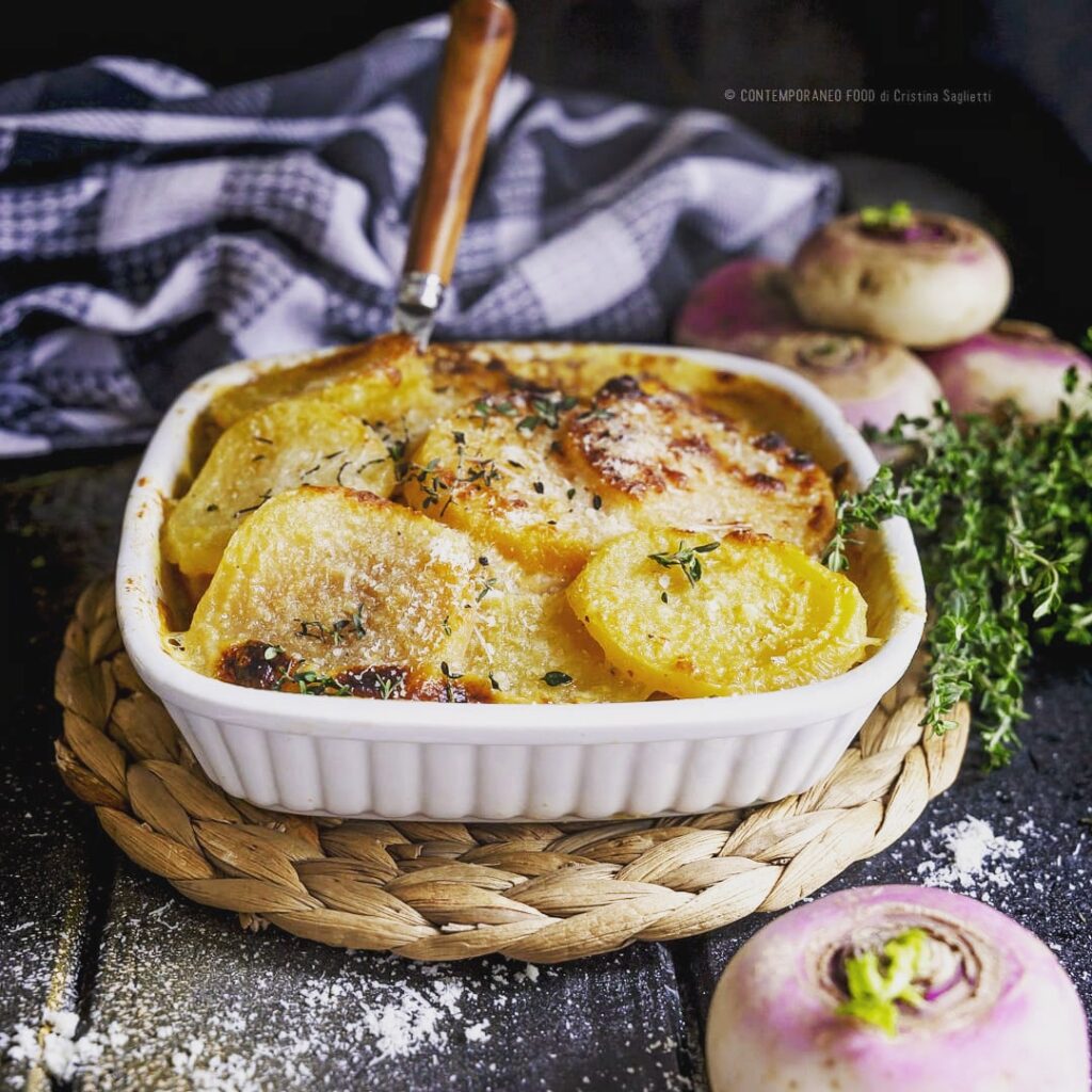 Rape gratinate al latte