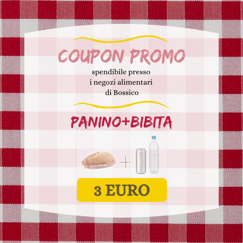 COUPON PROMO pranzo al sacco